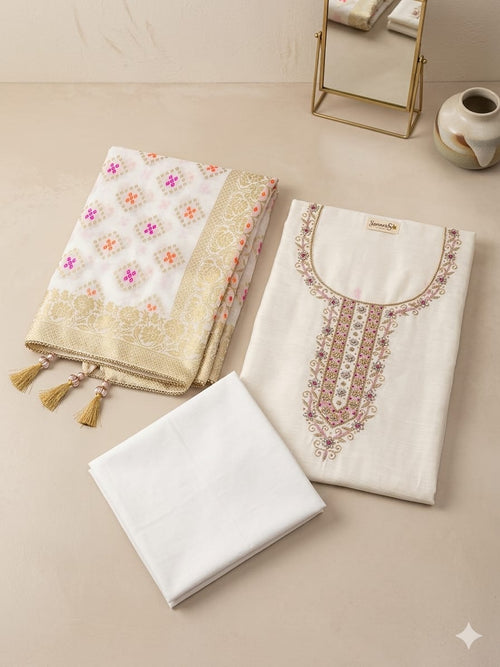 Banarasi Bandhani Suit