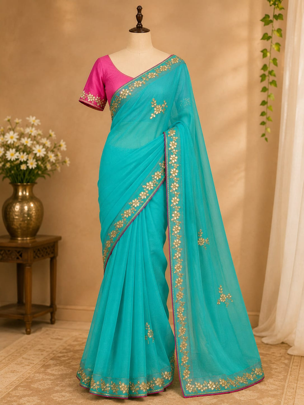 SS-KD-25XX-Chiffon Saree
