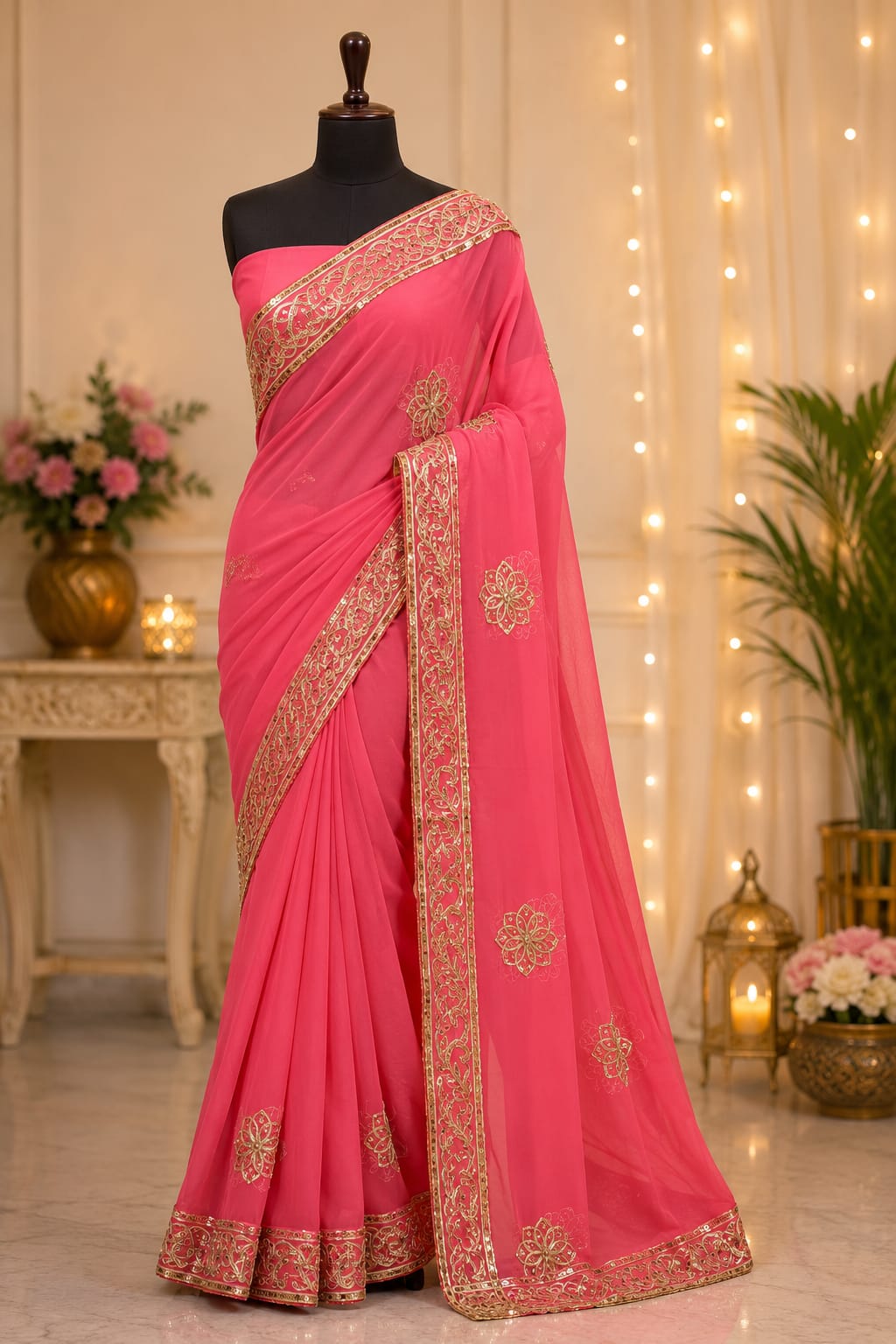 SS-GTA-17XX-Chiffon Saree