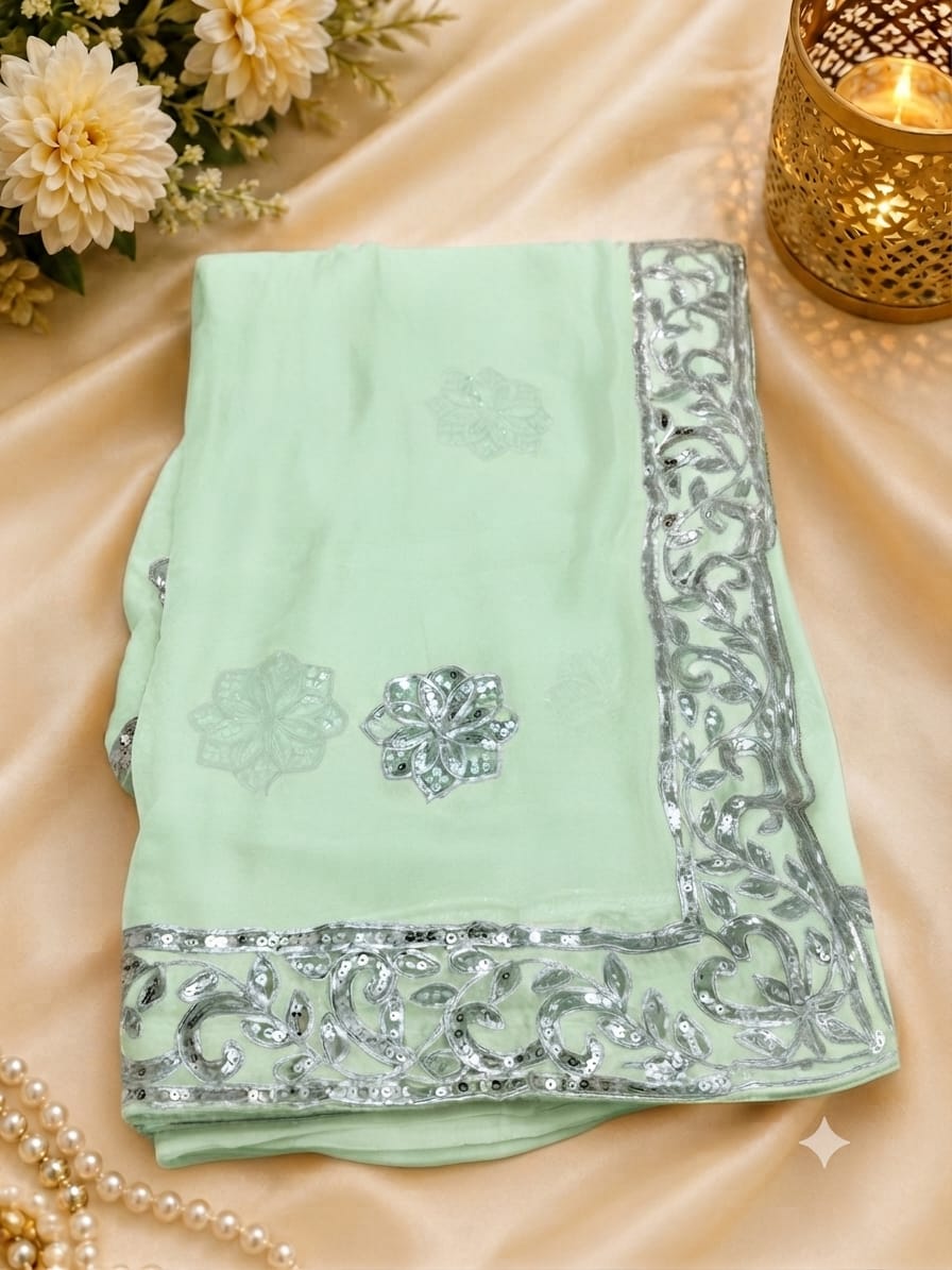 SS-GTA-17XX-Chiffon Saree