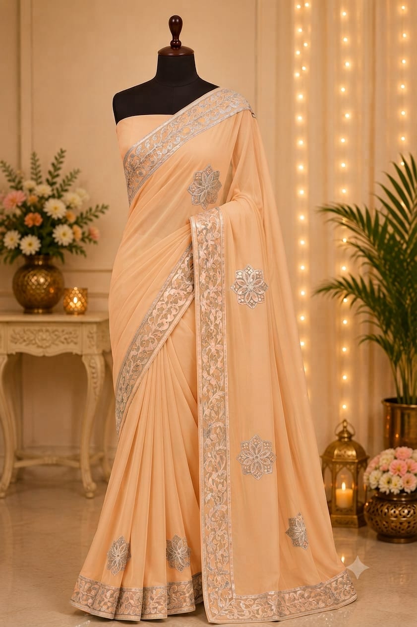 SS-GTA-17XX-Chiffon Saree