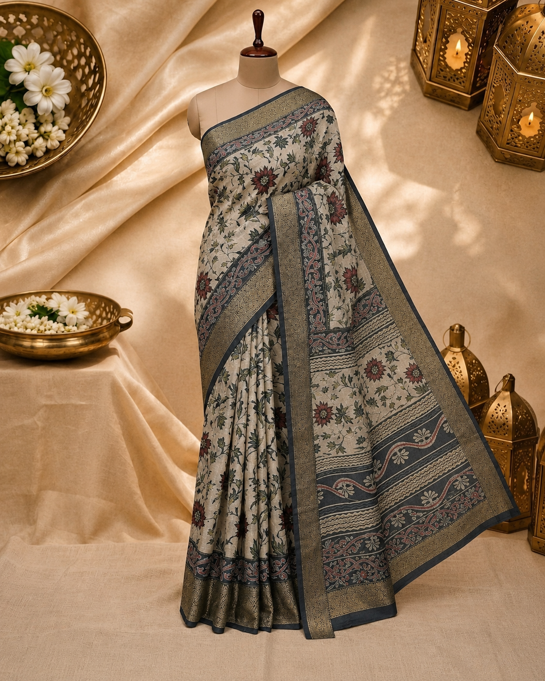 SS-PAS-22XX-Pashmina Silk Saree