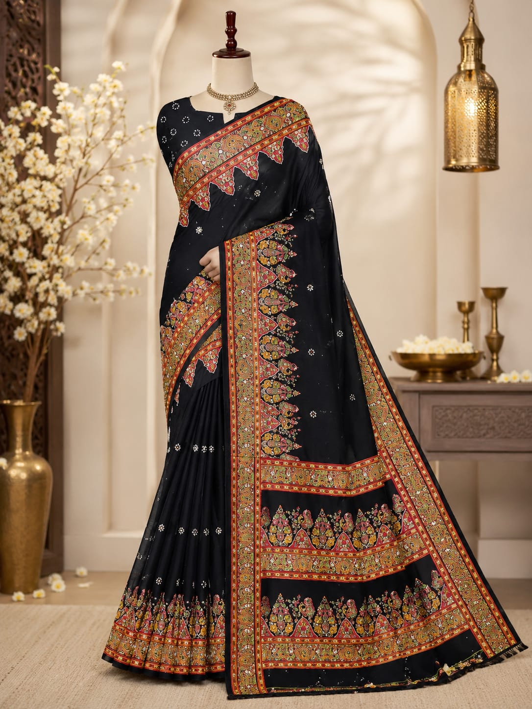 SS-KL-115X-Chiffon Jorjat Saree