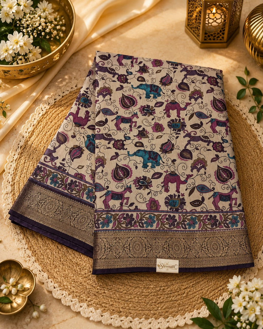 SS-PAS-22XX-Pashmina Silk Saree
