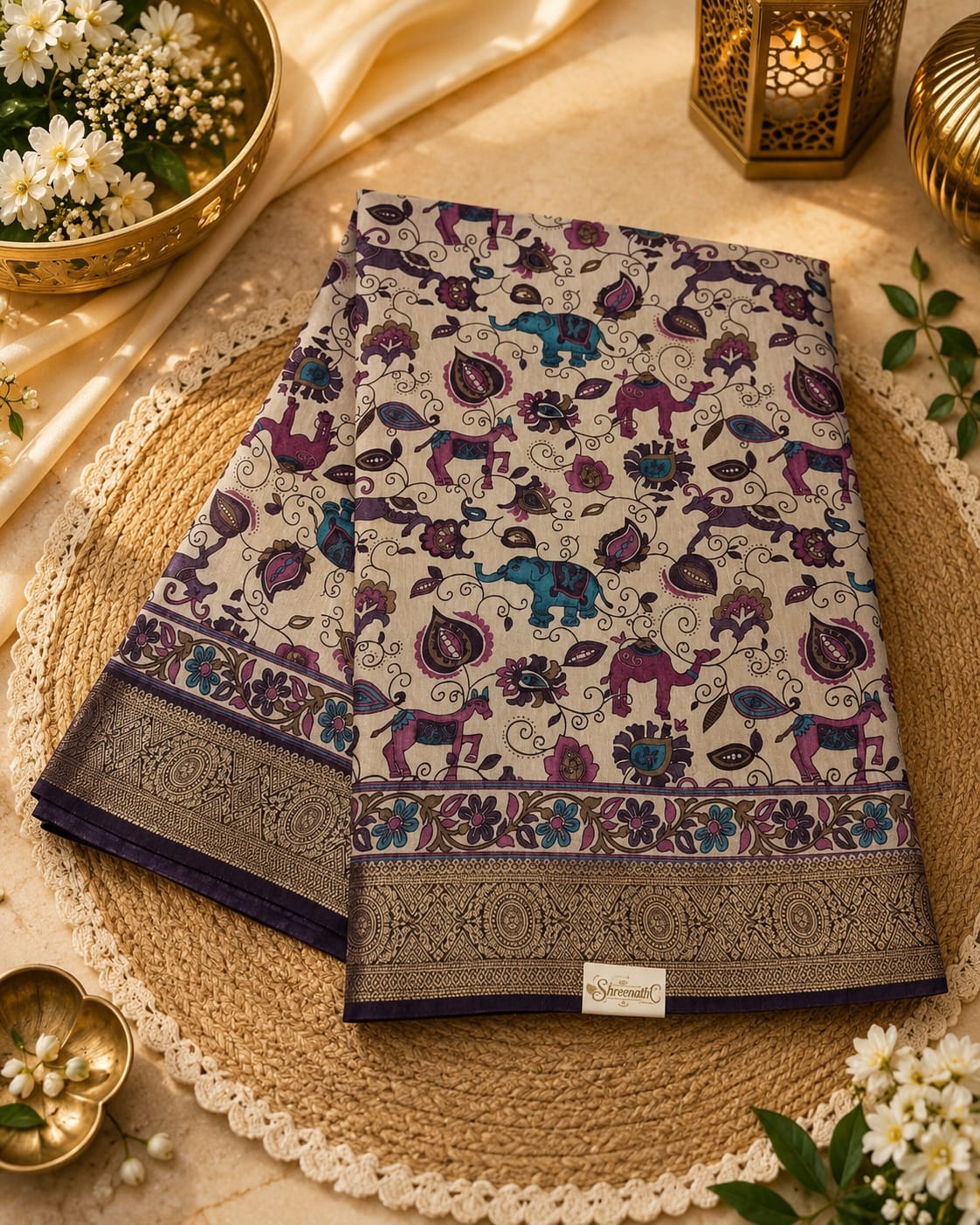 SS-PAS-22XX-Pashmina Silk Saree