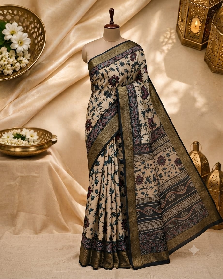 SS-PAS-22XX-Pashmina Silk Saree