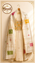 Kasavu Bagh Chanderi Suit