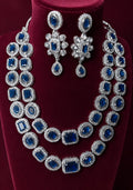 Royal Blue Sapphire Double Layer AD Set