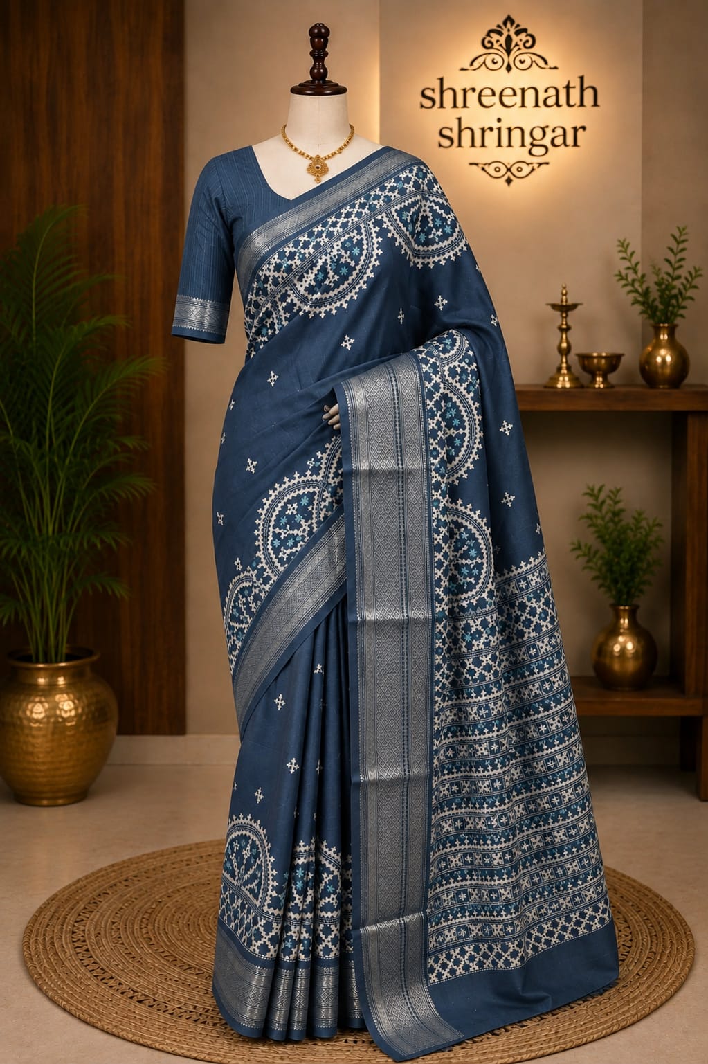 SS-12XX-10 Dola Silk Saree