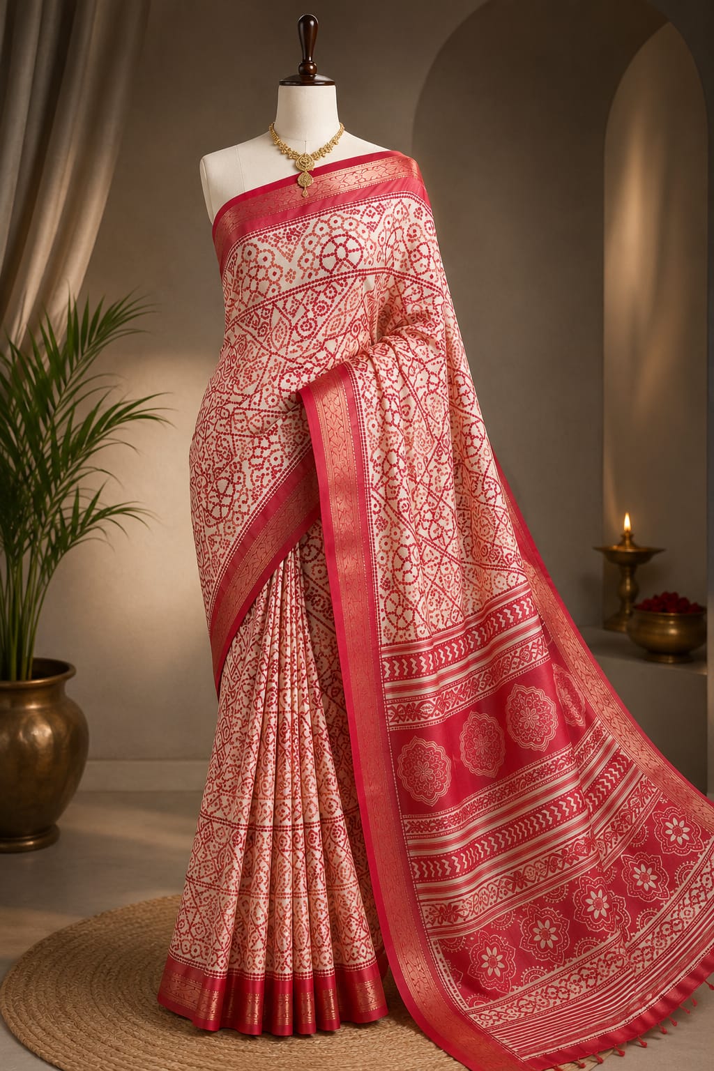 SS-12XX-12 Dola Silk Saree