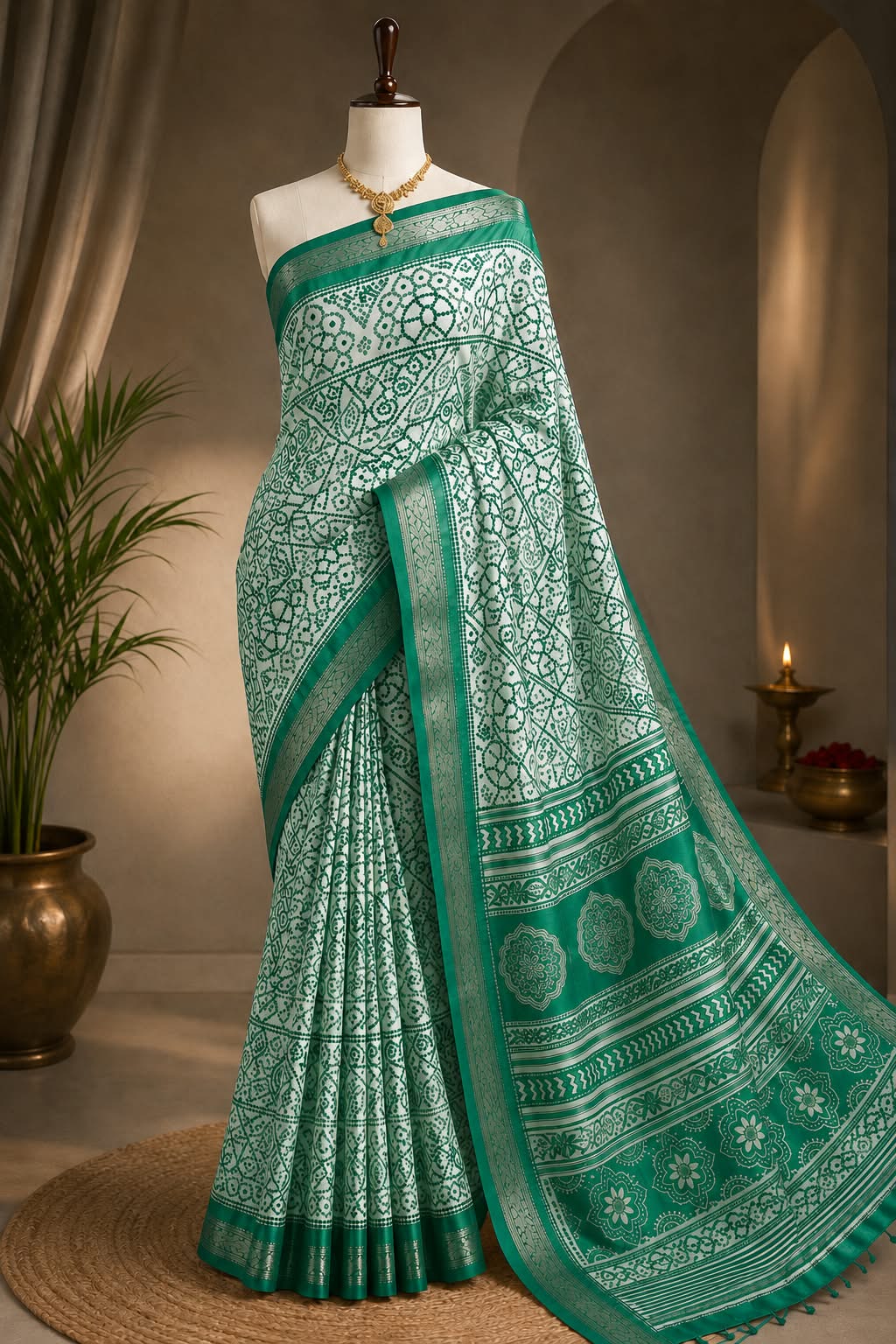 SS-12XX-14 Dola Silk Saree