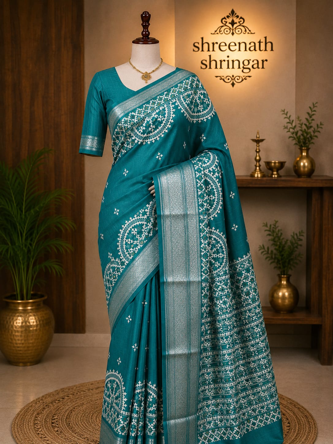 SS-12XX-2 Dola Silk Saree