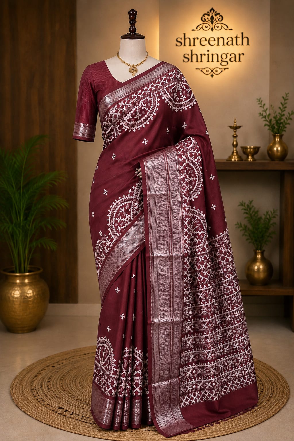 SS-12XX-3 Dola Silk Saree