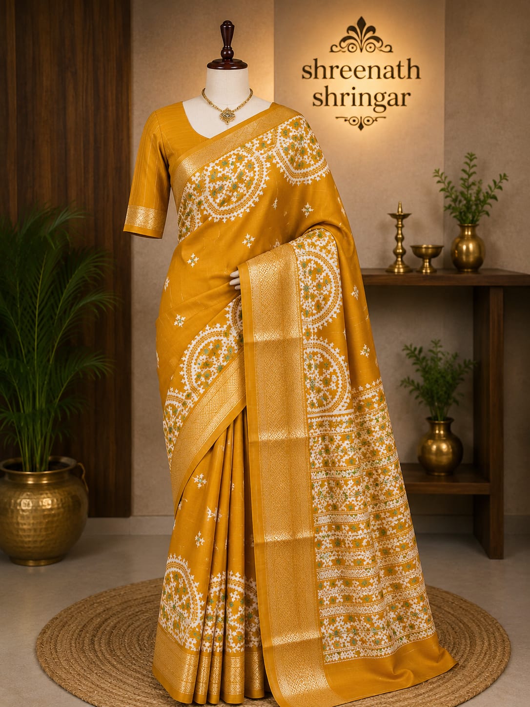 SS-12XX-4 Dola Silk Saree