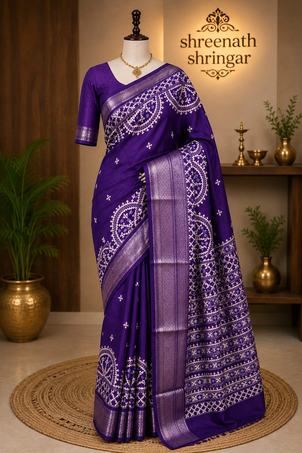 SS-12XX-5 Dola Silk Saree