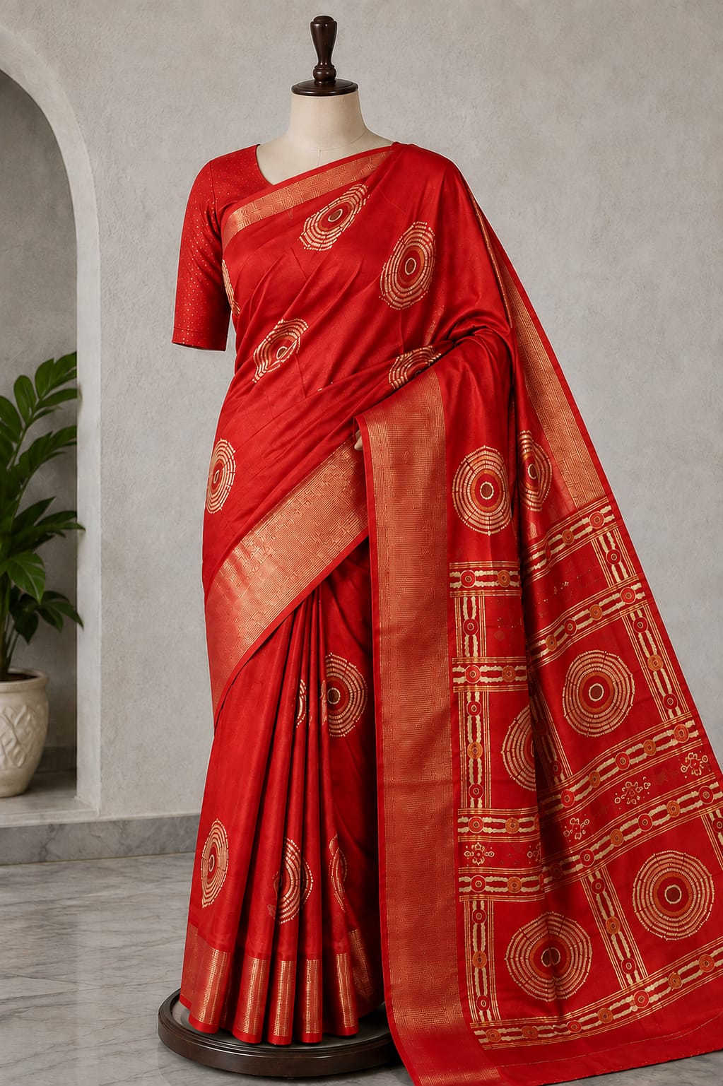 SS-12XX-8 Dola Silk Saree