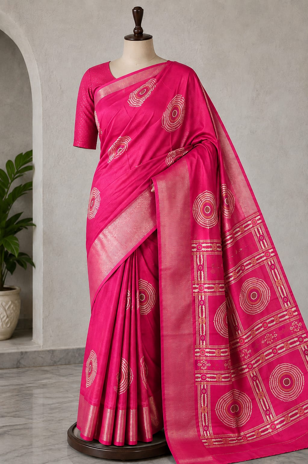 SS-12XX-9 Dola Silk Saree
