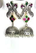 Tota Parrot Jhumkas 🦜✨