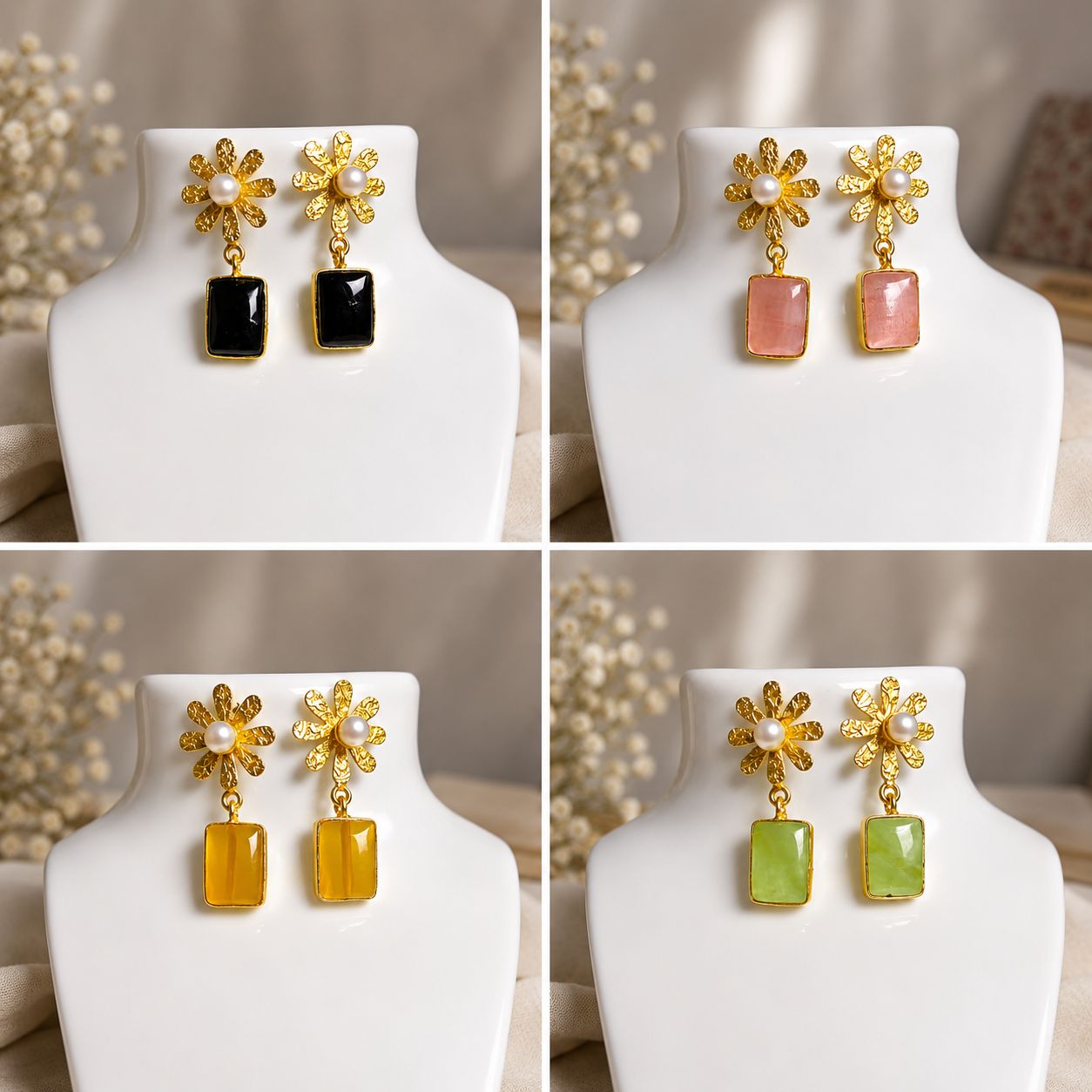 Daisy Drop Danglers 🌼✨