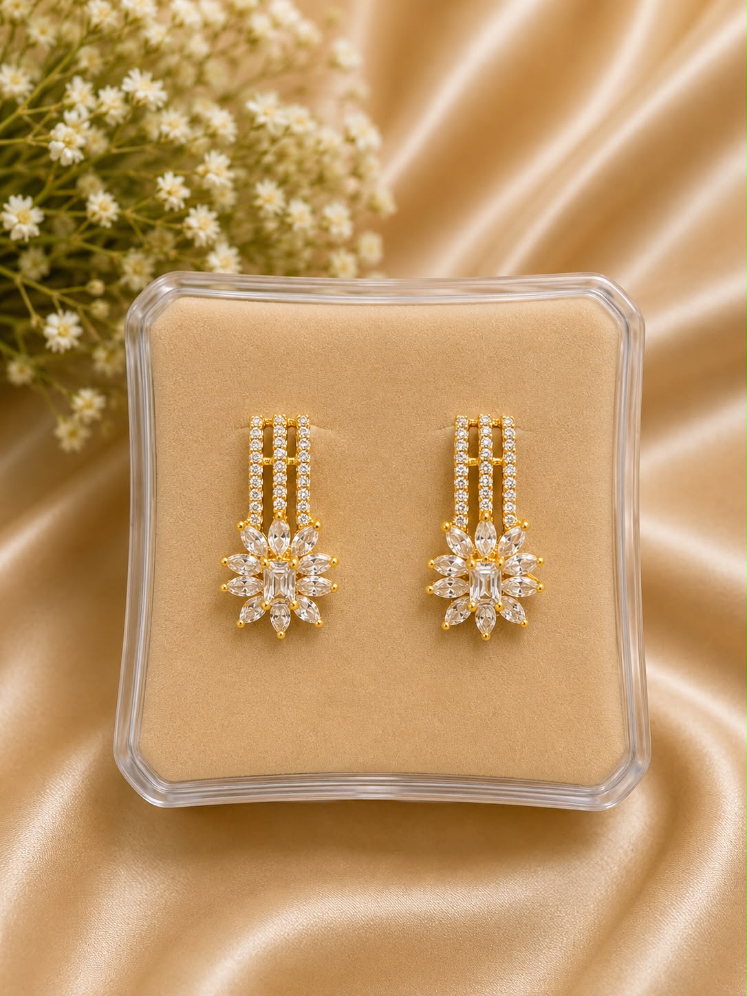 Earrings-SS-E-DABL1-55W