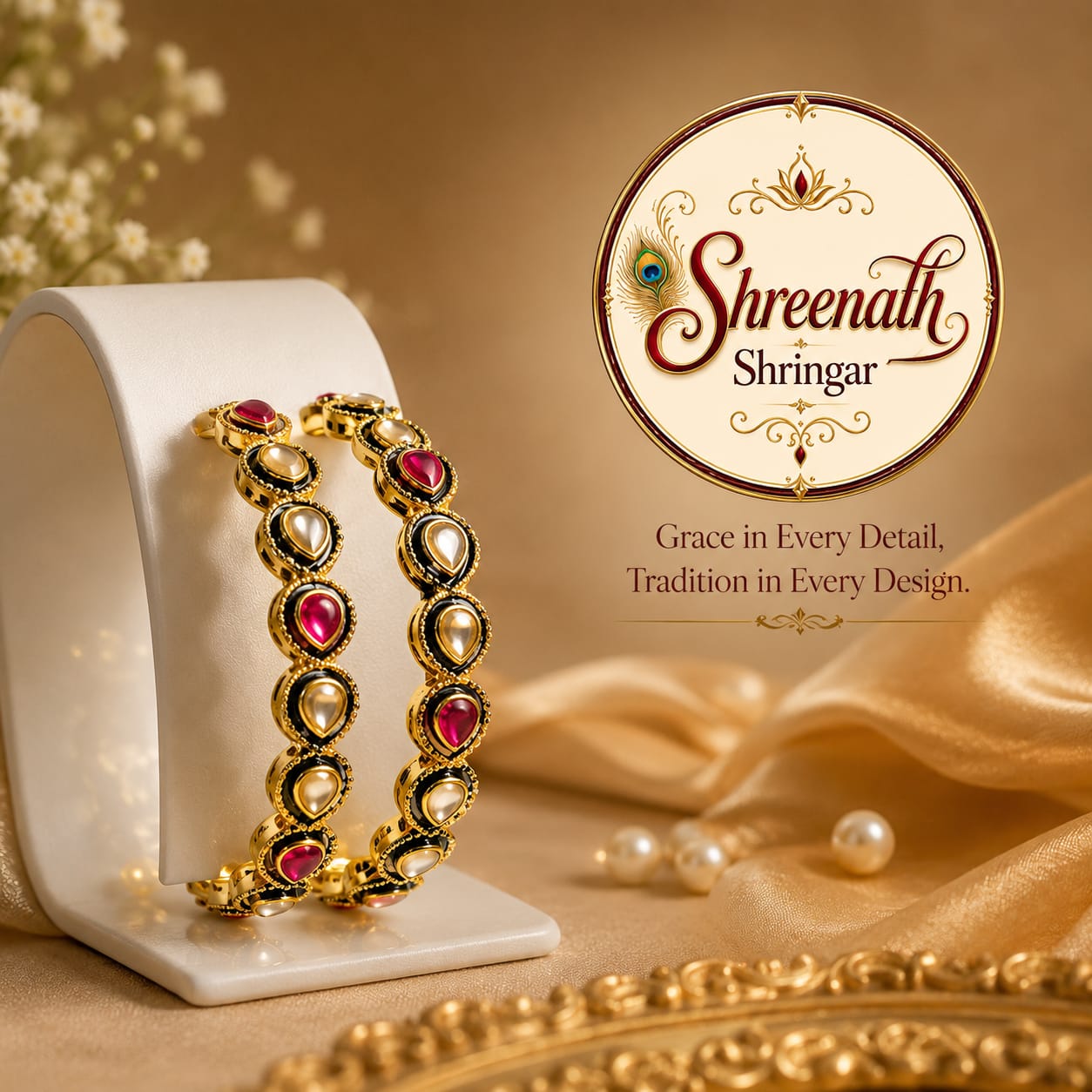 Noor Meena Kundan Bangles 💫✨