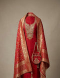 Rani SA Bandhani Suits with Potli